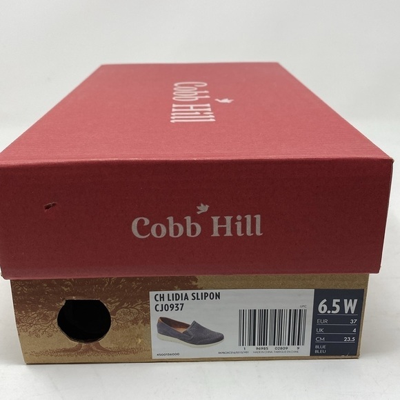 Cobb Hill WOMEN'S LIDIA SLIP-ON SHOE Stone Blue WIDE - Picture 8 of 8